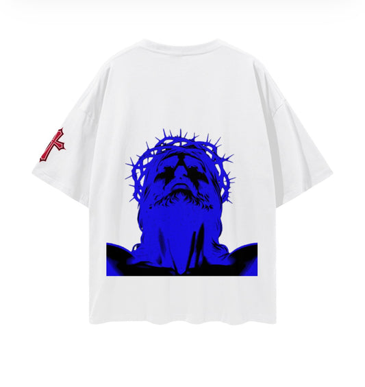 White Forever Spirit Apparel Loose Drop Shirt