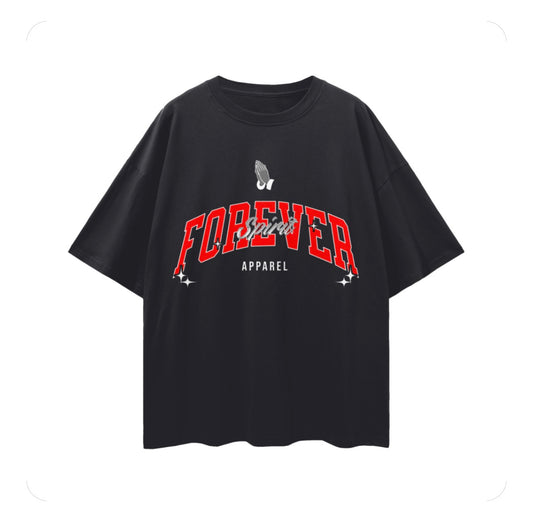 Black Forever Apparel Loose Drop Shirt